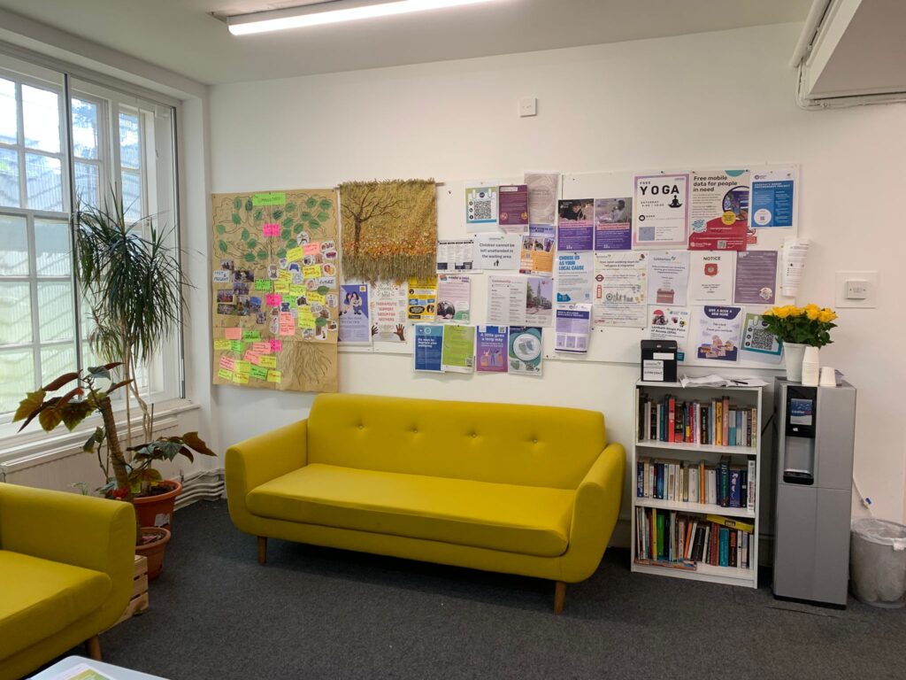 A photo of the WCC waiting room