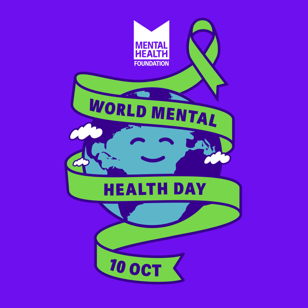 Poster for World Mental Health Day from Mental Health Foundation